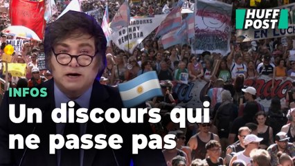 Les Argentins manifestent en masse après les propos de Javier Milei sur la diversité