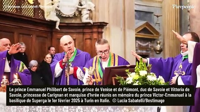 Emmanuel-Philibert de Savoie soutenu par sa fille Vittoria, Clotilde Courau grande absente d'un rendez-vous familial