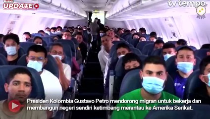 Presiden Gustavo Petro Sarankan Migran Kolombia di AS Pulang