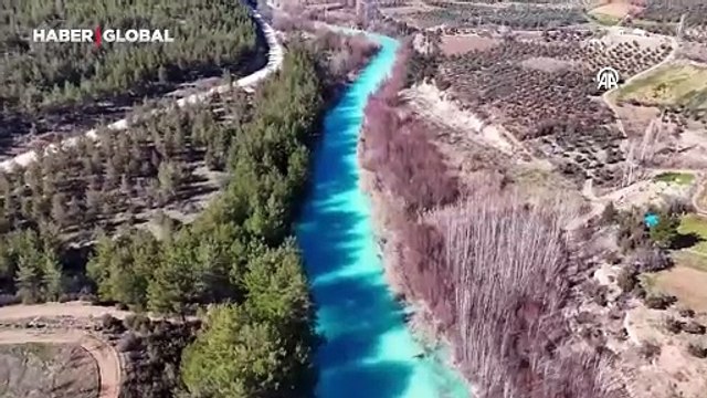 Turkuaz rengiyle bir tabiat harikası: Göksu Nehri