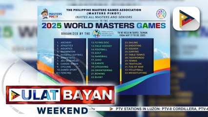 Triathlon at 32 pang sports, kabilang sa 2025 World Masters Games sa Mayo