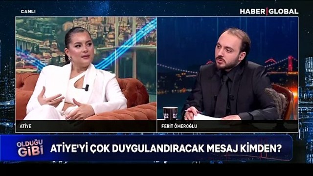 Atiye'nin duygulandığı anlar: Gelen sürpriz mesaj karşısında gözyaşlarına hakim olamadı