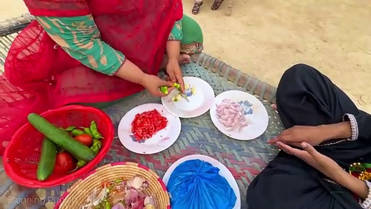 Beautiful Village Life in Pakistan  Village Family Routine in Mud House  Traditional Cooking