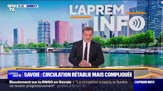 Éboulement en Savoie : la circulation reprend mais reste compliquée, les stations de ski accessibles à nouveau