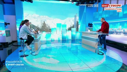 L'avant course du relais messieurs de Martell-Val Martello - Biathlon - Championnat d'Europe