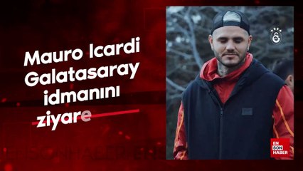 Mauro Icardi, Galatasaray idmanını ziyaret etti