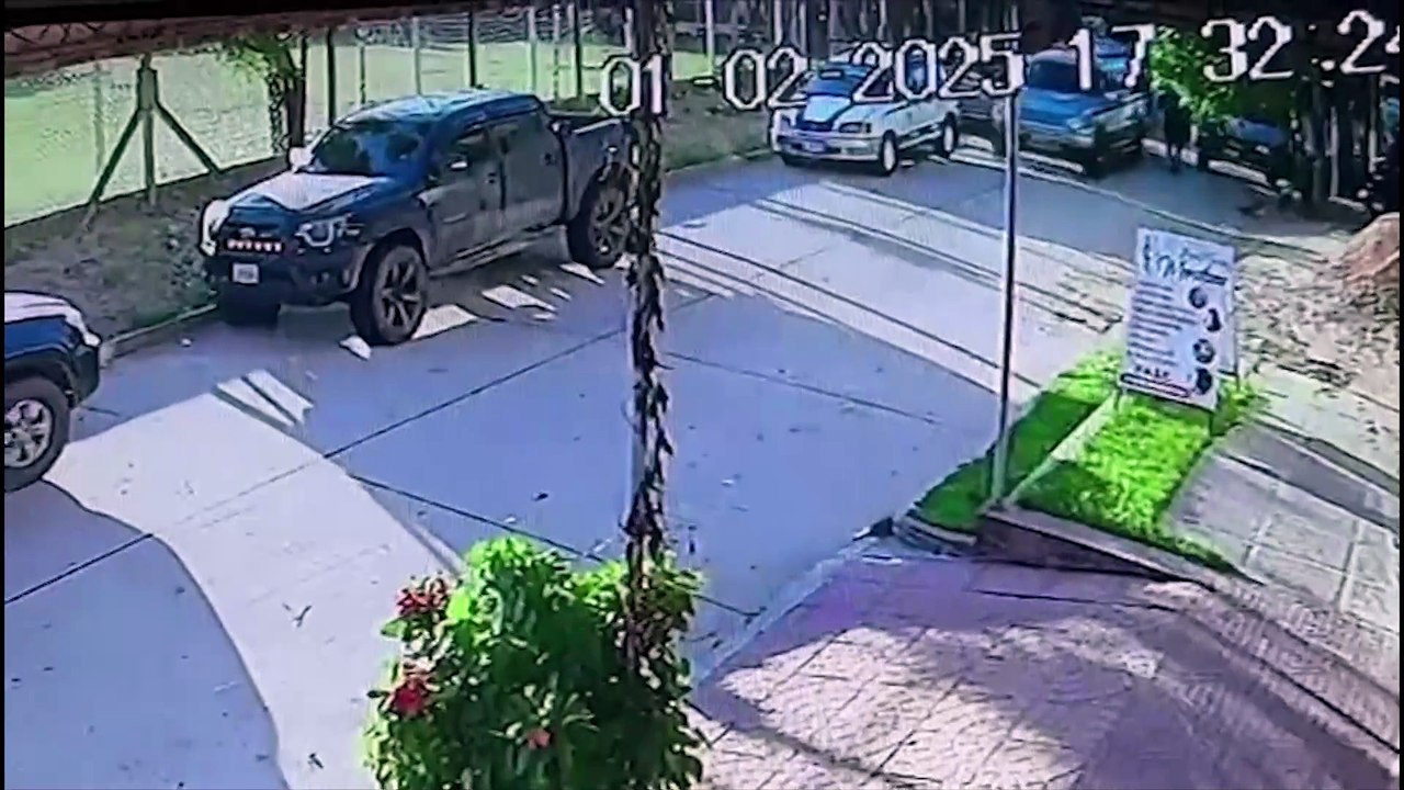 VIDEO CHOQUE SUPUESTO POLICIA