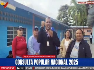 Yaracuyanos del mcpio. Golpe de Timón invitan al pueblo de salir a votar por sus proyectos