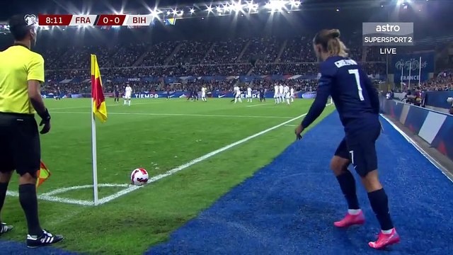 European Qualifiers 2022 - France vs. Bosnia and Herzegovina - 1.Half