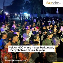 Massa Grib Jaya dan Pemuda Pancasila Mundur Usai Dimediasi Dansat Brimob Riau