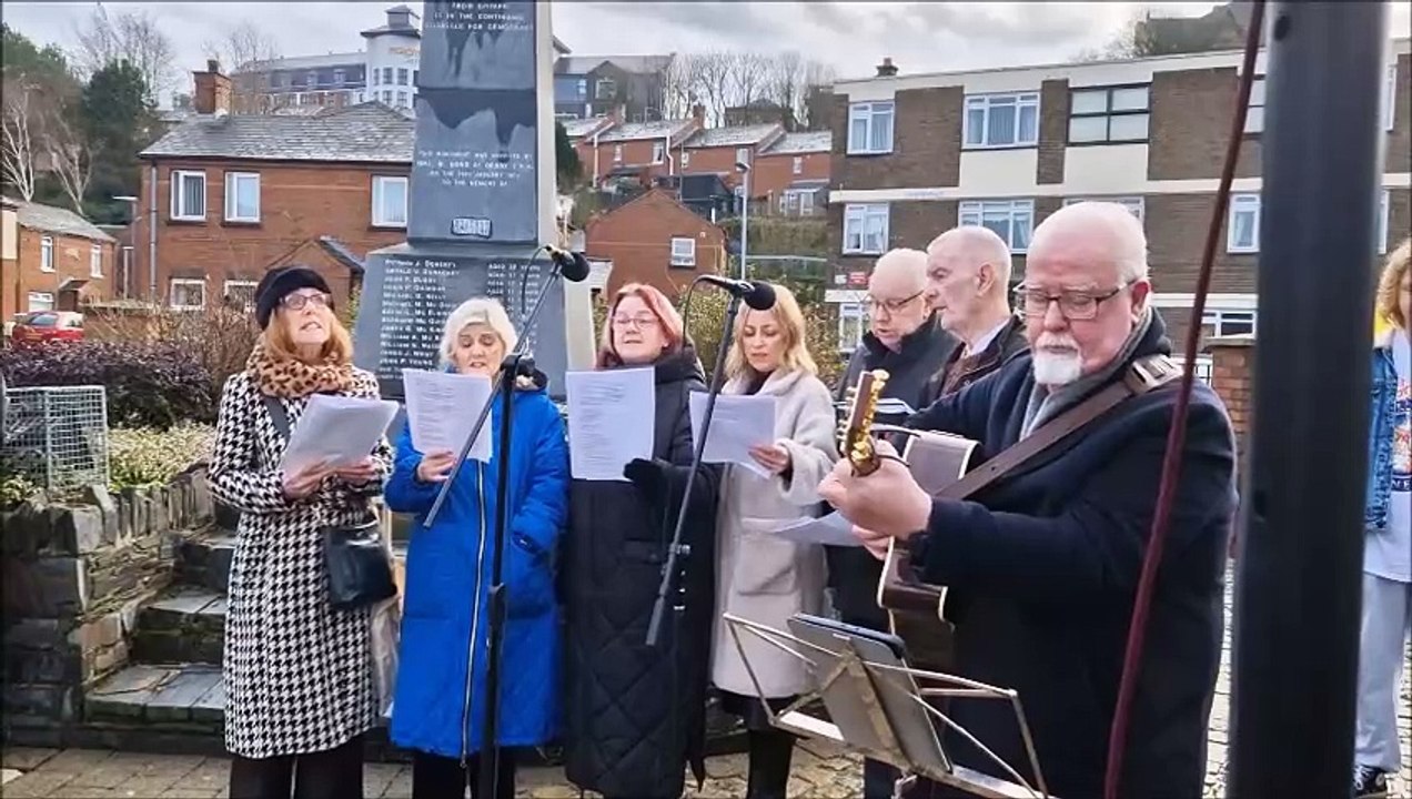 Bloody Sunday annual memorial service takes place on 53rd anniversary of massacre in Derry