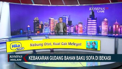 Kebakaran Hanguskan Gudang Bahan Baku Sofa di Tambun Bekasi, 12 Mobil Damkar Dikerahkan