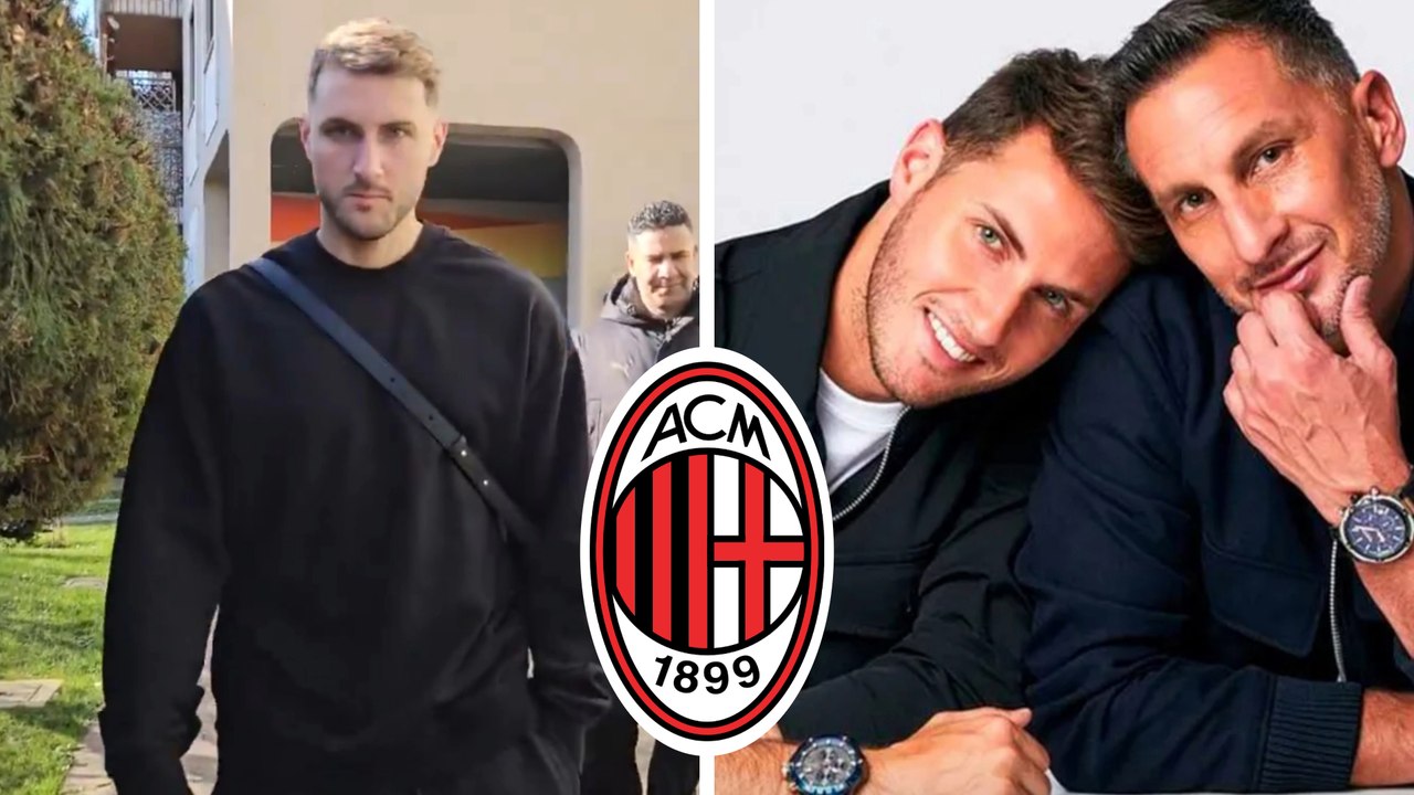 Santi Giménez y su padre, Chaco Giménez, salen de las pruebas con el AC Milan y así atiende a la afición italiana