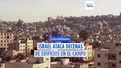 Israel ataca varios edificios en el campo de refugiados de Yenín en Cisjordania