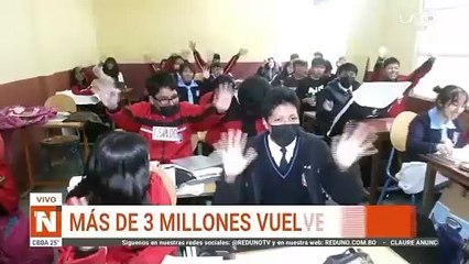 3 MILLONES DE ESTUDIANTES VUELVEN A CLASES