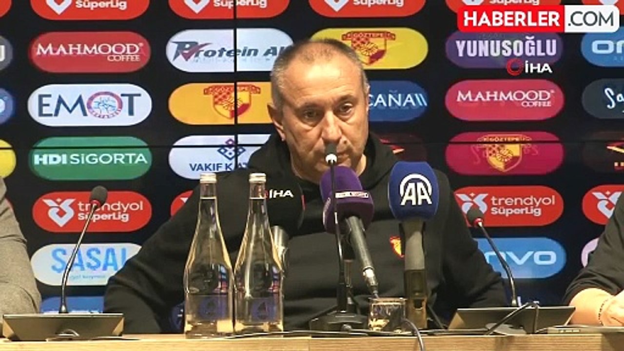 Göztepe Teknik Direktörü Stanimir Stoilov Maç Sonrası Açıklamalarda Bulundu