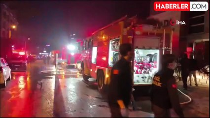 Pamukkale'de 7 Katlı Rezidansta Yangın: Mahsur Kalanlar Kurtarıldı