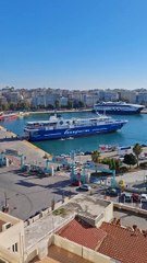 Peiraius 2/2/2024  the view from E7 roof garden