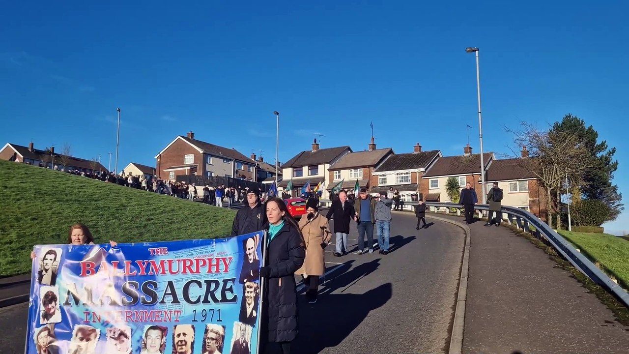 The 53rd anniversary annual Bloody Sunday March in Derry