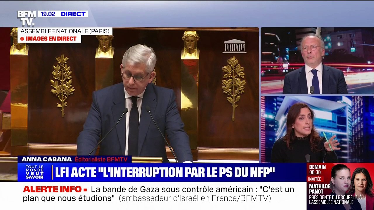 Motion de censure rejetée: "Nous prenons acte de l'interruption par le Parti socialiste du Nouveau Front Populaire", déclare La France Insoumise dans un communiqué