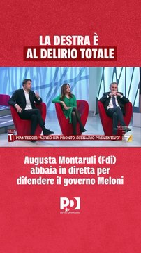 Il Pd posta un video sui social che diventa virale: Augusta Montaruli abbaia a difesa del governo