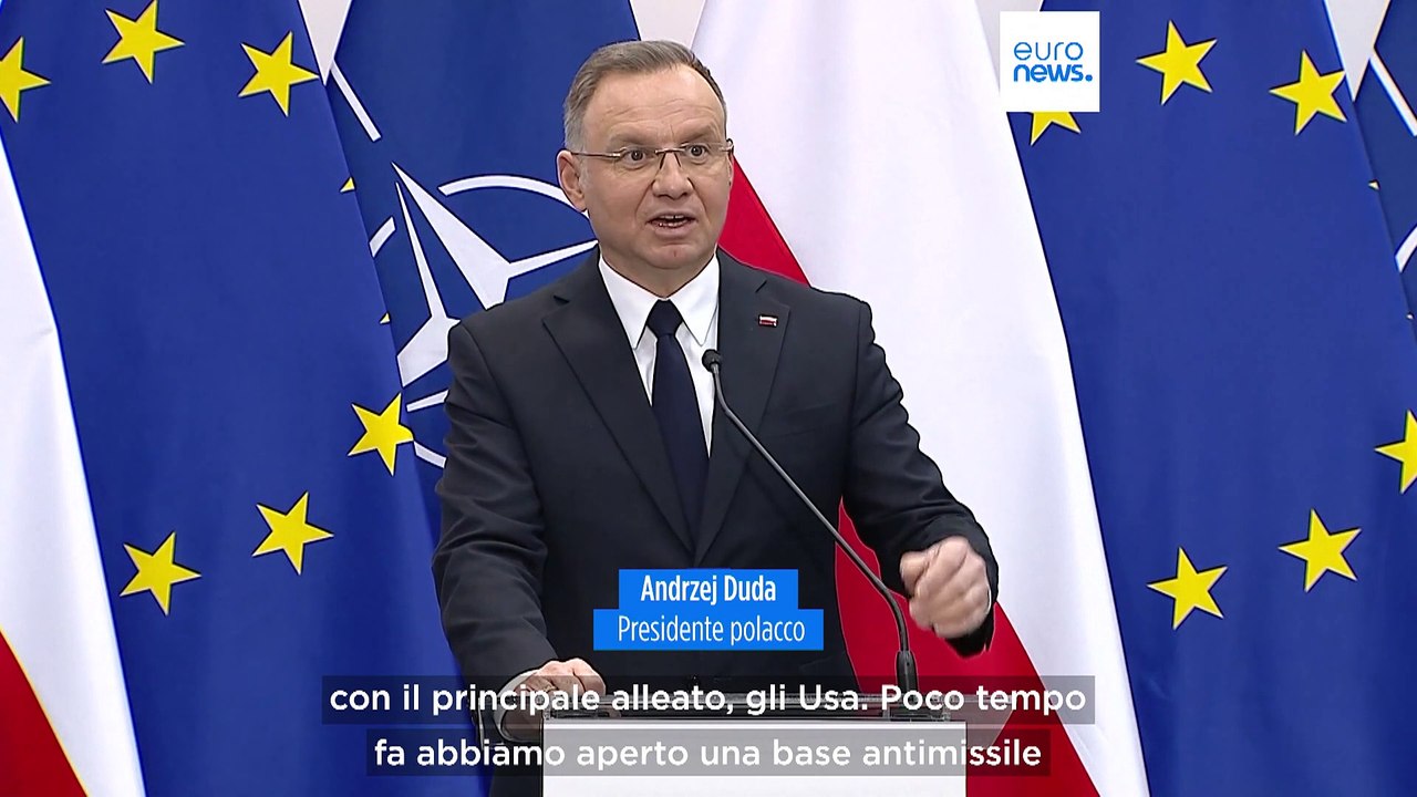 Polonia, il presidente Duda promette di spendere il 4,7% del Pil per la difesa quest'anno