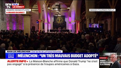 Jean-Luc Mélenchon (LFI) : "C'est un très mauvais budget qui a été adopté et le pays va souffrir gravement"