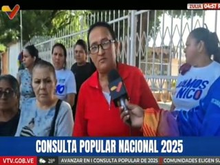 Zulianos continúan en despliegue democrático para esta Consulta Popular Nacional 2025