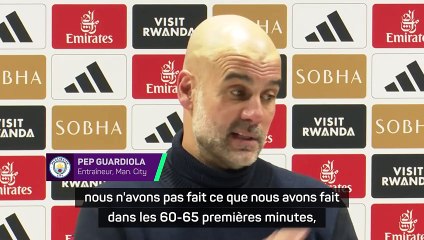 Man. City - Guardiola : "À ce niveau, il faut être sérieux et s'en tenir à ce que nous avons dit"