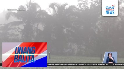 Ilang lugar sa Casiguran, nabalot ng makapal na hamog | Unang Balita