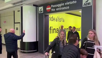 L'arrivo di Provstgaard a Fiumicino