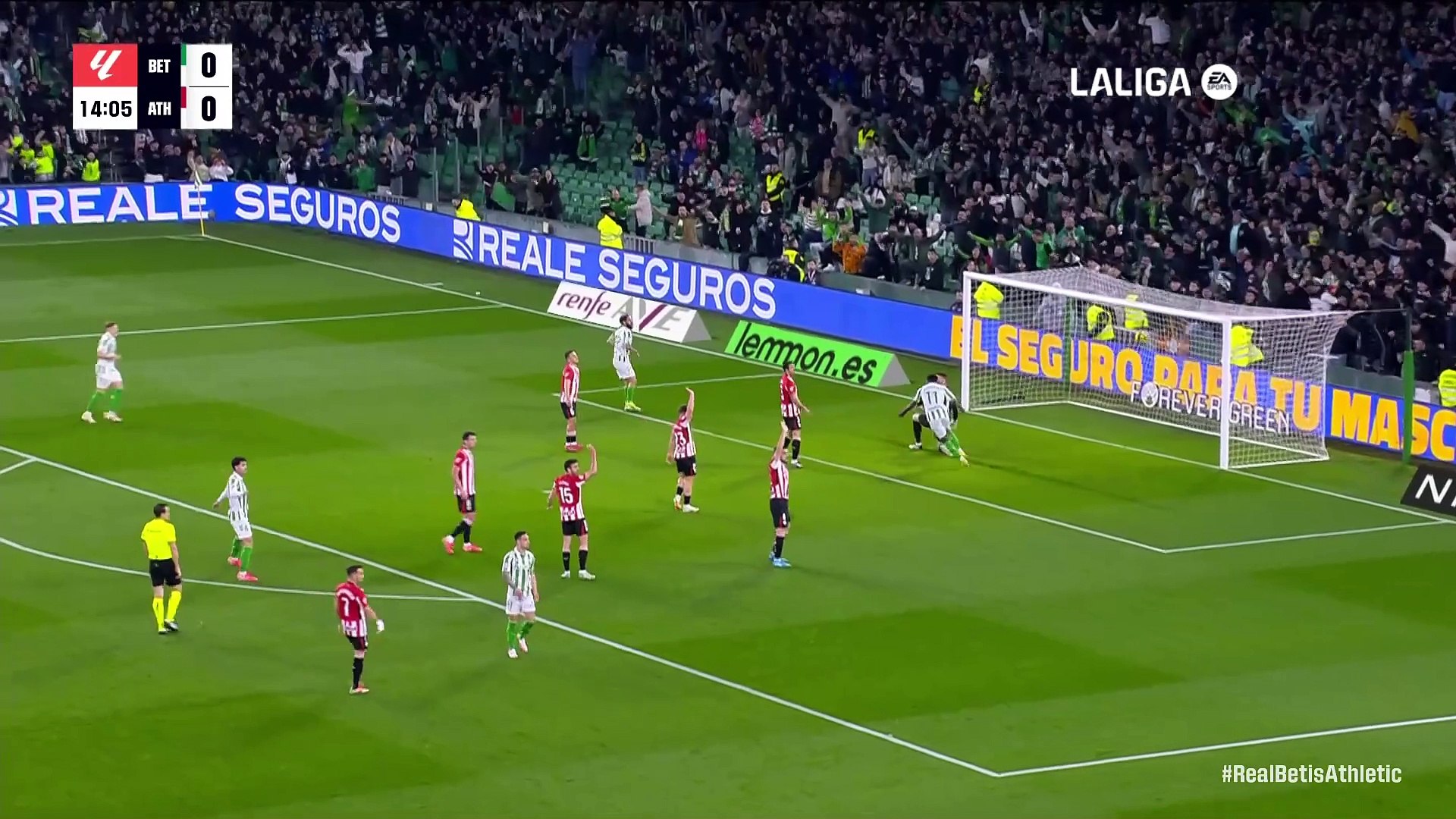 MX:LaLiga(J22) Resumen y goles del Betis 2-2 Athletic