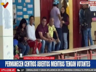 Merideños continúan acercándose a los centros electorales para elegir sus proyectos comunales