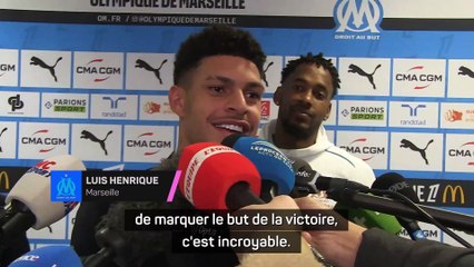 Marseille - Henrique : "Marquer le but de la victoire dans un match comme ça, c'est incroyable"