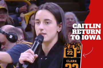 Try not to cry! Caitlin Clark's emotional return to Iowa