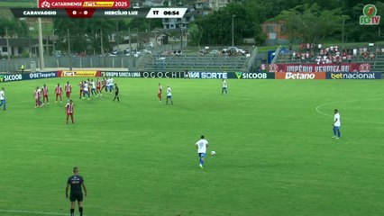 Caravaggio 1 x 0 Hercílio Luz - Campeonato Catarinense