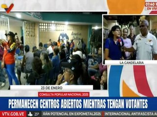 Habitantes de la pquia. La Candelaria comentan cómo el estado empodera al pueblo mediante la votación