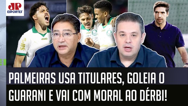 ISSO PODE SER UM RECADO do Abel Ferreira! Foi a PRIMEIRA VEZ que o Palmeiras... 4 a 1 no Guarani!