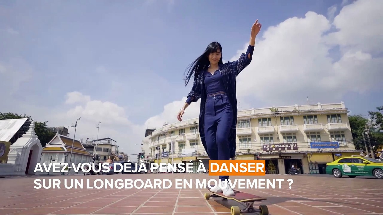 Passion extrême : la danseuse de longboard