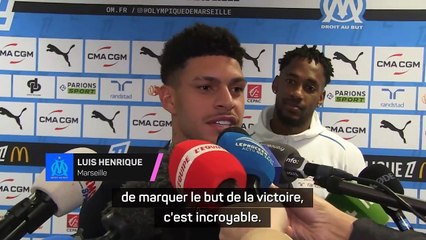 Marseille - Henrique : "Marquer le but de la victoire dans un match comme ça, c'est incroyable"