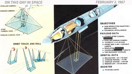 OTD In Space – February 2: U.S. Air Force Launches Key Hole-7 Surveillance Satellite