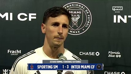 Tadeo Allende jugador del Inter Miami que anotó uno de los goles