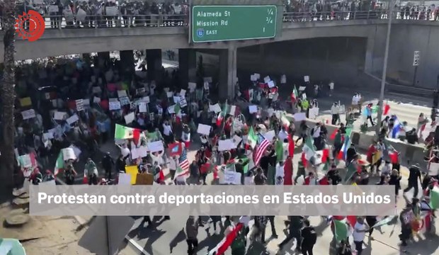 Protestan contra deportaciones en Estados Unidos
