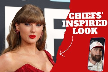 Chiefs’ No.1 fan! Taylor Swift rocks a jaw-dropping red dress at the Grammys to support Travis Kelce’s team