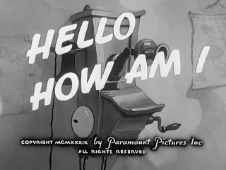 Popeye - Hello, How Am I (1939)