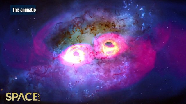 Rarely Seen Early Universe Quasars On Collision Course Via Hubble Telescope