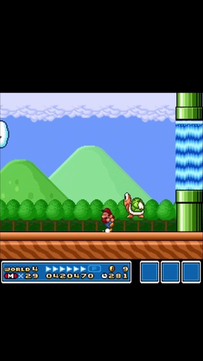 super mario bros 3 mundo 4 fase1 nintendo