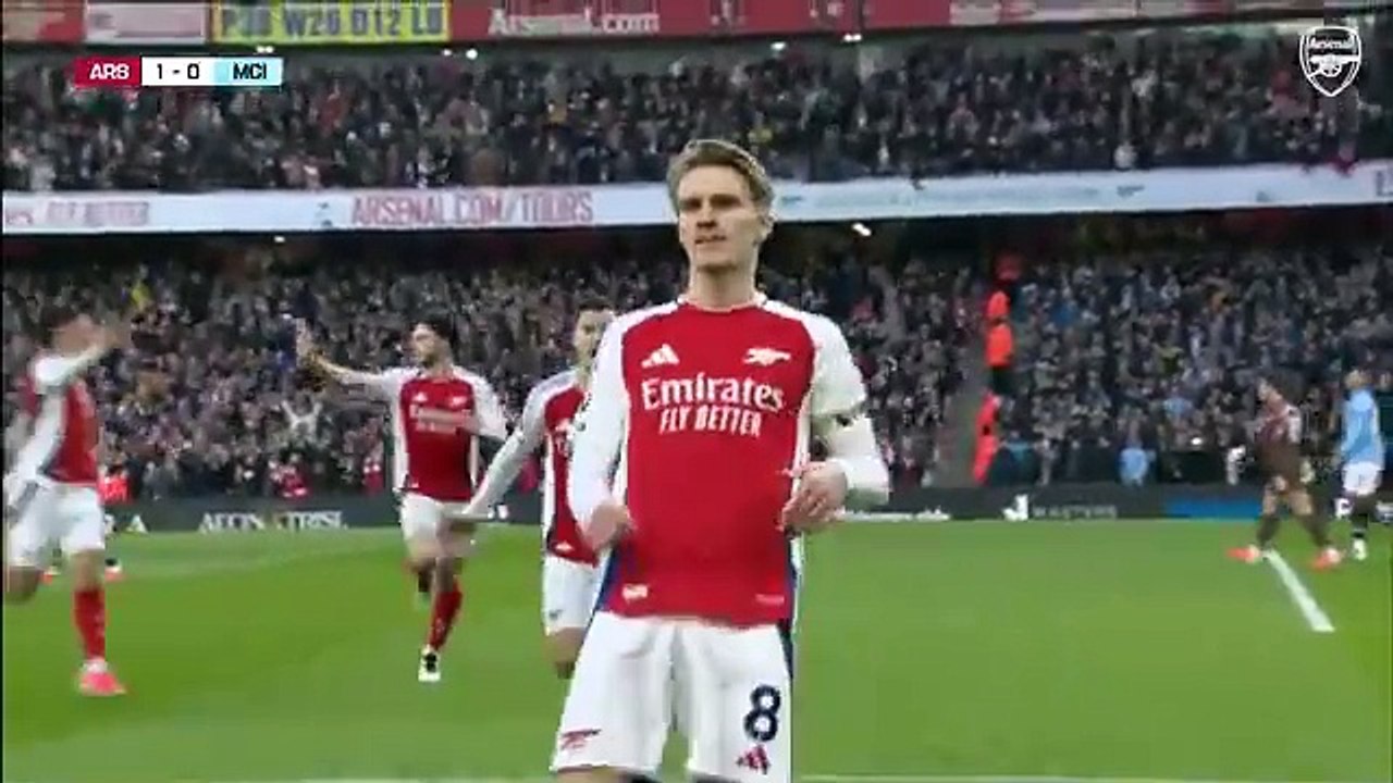 HIGHLIGHTS | Arsenal vs Manchester City (5-1) | Odegaard, Partey, Lewis-Skelly, Havertz, Nwaneri