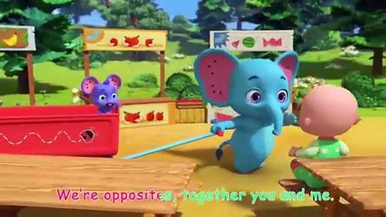 Opposites Song (Animal Version) _ CoComelon Nursery Rhymes & Kids Songs