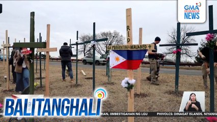 Pilipinong pulis na nasawi sa banggaan ng eroplano at helicopter sa Virginia, kabilang sa mga inalala sa isang makeshift memorial | Balitanghali